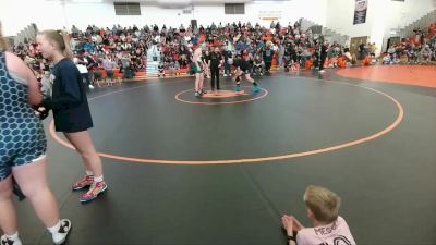 145 lbs Round 3 - Gabe Keller, Lander Middle School vs Carter Overy, Lander Middle School