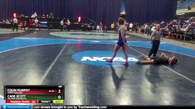 197 lbs Prelim - Colin Murphy, Loras College vs Cade Scott, Millikin University