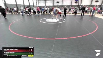 145 lbs Quarterfinal - Stone Hartford, NWWC vs Riis Hinrichs, Oregon