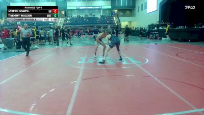 133 lbs Champ. Round 1 - Joseph Sowell, Montevallo vs Timothy Walden, Unattached