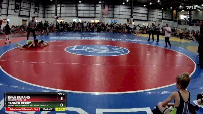 113 lbs Semis (4 Team) - Evan Durand, HEADHUNTERS vs Tanner Berry, GREAT BRIDGE WRESTLING CLUB - GOLD