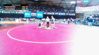 Boys 3A 132 lbs Champ. Round 1 - Hank Ghering, Cheney vs Jonas Borgida, Seattle Academy