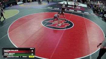 5th Place Match - Tate Abbott, Bishop Neumann vs Easton Malleck, Amherst