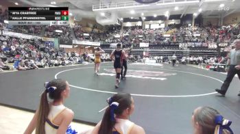 140 lbs 1st Place Match - Mya Crabtree, Pomona-West Franklin Hs vs Halle Pfannenstiel, Norton Community HS