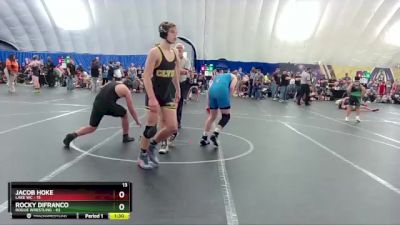 160 lbs Round 2 (8 Team) - Rocky Difranco, Rogue Wrestling vs Jacob Hoke, Lake WC