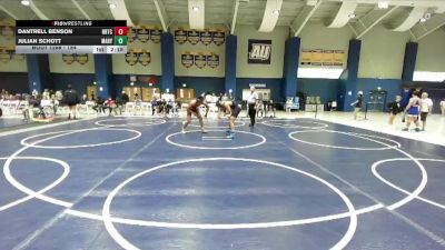 184 lbs 5th Place Match - Dantrell Benson, Noke Wrestling RTC vs Julian Schott, Marymount