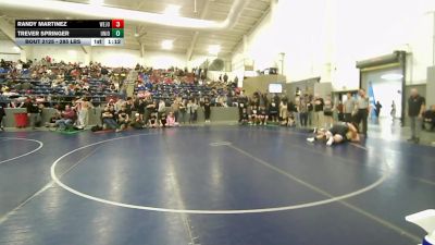 285 lbs Champ. Rd Of 64 - Randy Martinez, West Jordan vs Trever Springer, Union