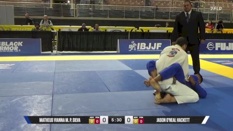 Jason O'neal Hackett vs Matheus Vianna M. P. Silva 2025 Pan Jiu Jitsu IBJJF Championship