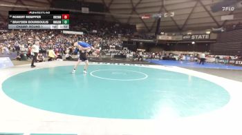 Boys 2A 165 lbs Champ. Round 1 - Brayden Bourboulis, North Mason vs Robert Rempfer, Bremerton