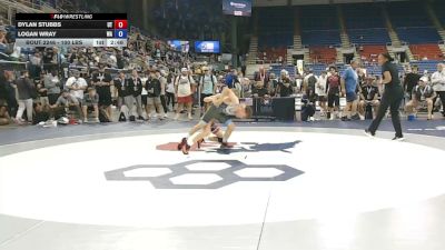 100 lbs Champ. Rd Of 32 - Dylan Stubbs, Utah vs Logan Wray, Washington