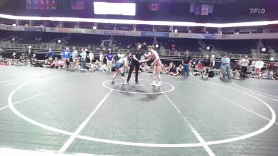 154 lbs Semifinal - Teagan Aurich, Charlie's Angels Assassins vs Joanna Hinrichs, Missouri Avengers