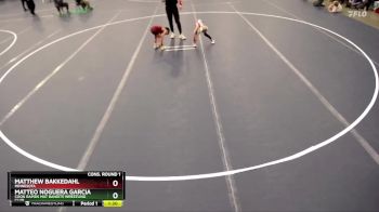 Cons. Round 1 - Matthew Bakkedahl, Minnesota vs Matteo Noguera Garcia, Coon Rapids Mat Bandits Wrestling Club