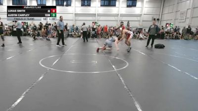 126 lbs Finals (2 Team) - Lukas Smith, All American vs Austin Carfley, The Compound
