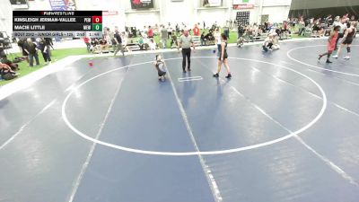 Junior Girls - 125 lbs Cons. Round 3 - Jennifer Lopez-Alvarado, Team Hammer Wrestling Academy vs Nataly DeLira, Team Idaho Wrestling Club