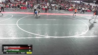 66 lbs Champ. Round 2 - Riley Katterhagen, B.A.M. vs Björn Steinbrecher, Ringers