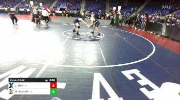 215 lbs Consi Of 8 #2 - Luke Bell, Xaverian vs Michael Klovski, Lexington