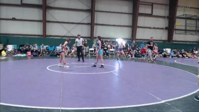 80-85 lbs Quarterfinal - Madden Harris, Smith Mountain Lake Wrestling vs Presley Sandobal, CP Wrestling