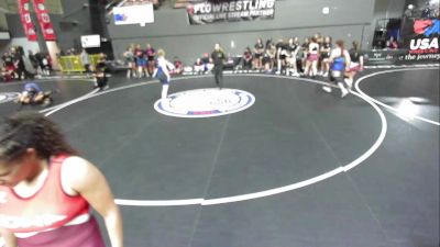 170 lbs Symone Jewell, MDWA - Mount Diablo Wrestling Association vs Chloe Cox, NAWA - North Area Wrestling Association