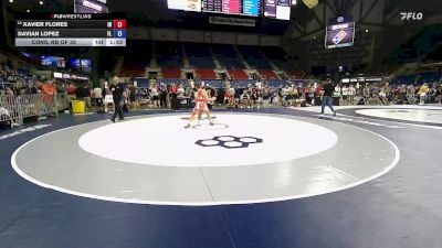 132 lbs Cons. Rd Of 32 - Xavier Flores, IN vs Davian Lopez, FL
