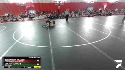 160 lbs 1st Place Match - Colten Schultz, Wisconsin vs Johnathan Krager, CrassTrained: Weigh In Club