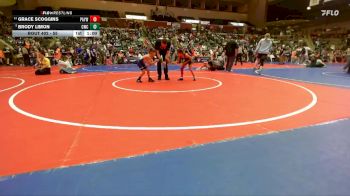 55 lbs Champ. Round 1 - Brody Limon, Conway Wrestling Club vs Grace Scoggins, Pottsville Apache Youth Wrestling