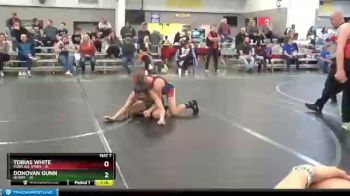 120 lbs Round 1 (6 Team) - Donovan Gunn, NCWAY vs Tobias White, MJWL All Stars