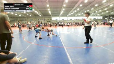 95 lbs Quarterfinal - Jaden Uhde, Revival Orange vs Mason Keesecker, Micky's Maniacs Blue