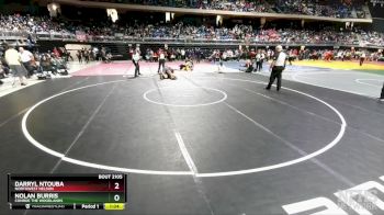 6A 285 lbs Champ. Round 1 - Darryl Ntouba, Northwest Nelson vs Nolan Burris, Conroe The Woodlands