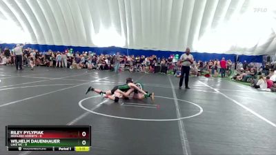 84 lbs Round 4 (8 Team) - Riley Pylypiak, Highland Hornets vs Wilhelm Dauenhauer, Lake WC