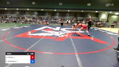 106 lbs Semifinal - Avy Perez, CA vs Camryn Gresham, OH