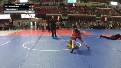 100 lbs Cons. Semi - Tavin Lamarr, Combat School vs Axton Mosher, Project Wrestling