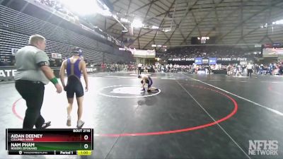 2A 106 lbs Cons. Round 1 - Nam Pham, Rogers (Spokane) vs Aidan Deeney, Columbia River