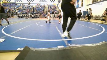 52 lbs Round Of 16 - Eli Zarnke, Hilldale Youth Wrestling Club vs Ryland Peters, Claremore Wrestling Club