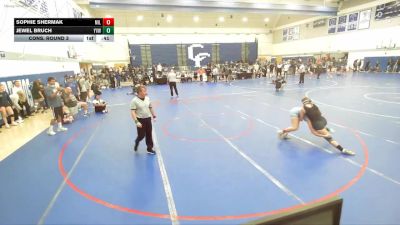 125 lbs Cons. Round 3 - Jewel Bruch, Yucca Valley Wrestling vs Sophie Shermak, Panthers Academy Of Wrestling