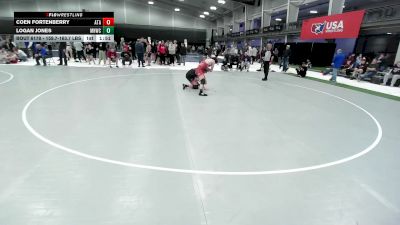 159.7-163.7 lbs Champ. Round 2 - Coen Fortenberry, Alabama Takedown Academy vs Logan Jones, Mile High Wrestling Club