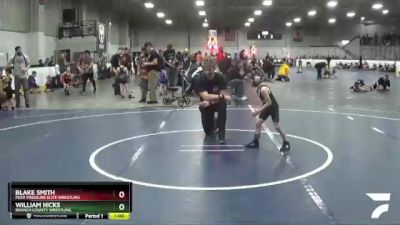 43 lbs Cons. Round 2 - Blake Smith, Peer Pressure Elite Wrestling vs William Hicks, Branch County Wrestling