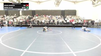 87-J lbs Quarterfinal - Orian Johnson, Teaneck Wrestling vs Derek Oller, High Pace Wrestling Club