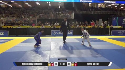 Oliver Ian Fox vs Arthur Duraes Barroso 2025 Pan Kids Jiu-Jitsu IBJJF Championship