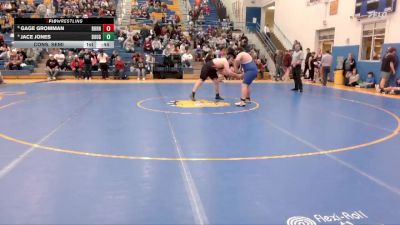 285 lbs Cons. Semi - Jace Jones, Douglas vs Gage Gromman, Burns/Pine Bluffs