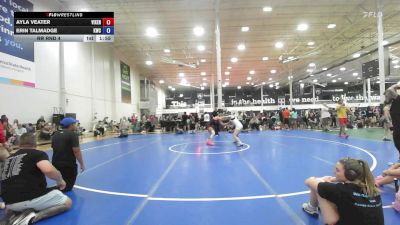 128 lbs Rr Rnd 4 - Ayla Veater, Steel Valley Vixens vs Erin Talmadge, Kraken Blue - Girls
