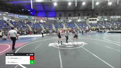 110 lbs Consi Of 16 #2 - Caden Gorsage, Windsor vs Dillon Long, Milliken Middle School