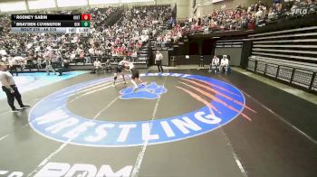 4A 215 lbs Cons. Round 2 - Brayden Covington, Dixie vs Rodney Sabin, Uintah