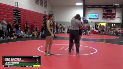 Round 2 - Libby McEntee, Fort Madison vs Kaiya Swafford, Morning Sun Wrestling Club