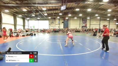 107 lbs Rr Rnd 3 - Clare Roney, MetroWest United vs Mikayla Williams, Stormettes Wrestling