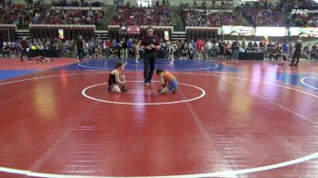 62 lbs Champ. Round 1 - Marley Eckhardt, Big Game Wrestling Club MT vs Kevori Dopp, Northeast MT Wrestling Club