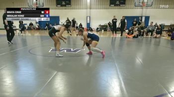 131 Frosh/soph Champ. Round 1 - Mikalah Konz, Iowa Lakes CC vs Braya Cruz, Wartburg