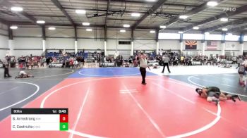 80 lbs Rr Rnd 2 - Steel Armstrong, Rim County Grapplers vs Cristian Castruita, Chagolla Trained WC