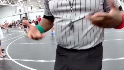 92 lbs Round 2 (8 Team) - Caleb Hodo, Warhawks vs Taycen Birkhead, Revival