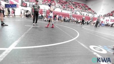 112-119 lbs Semifinal - Dathan Cuevas, Little Axe Takedown Club vs Ayden Wagner, Choctaw Ironman Youth Wrestling