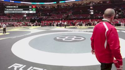 170 lbs Cons. Quarters - Jordan Mills, Gah. Lincoln vs Alanna McGonigal, East Liverpool